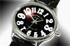 アレッサンドラ・オーラ/Alessandra olla/腕時計（リスト・ウオッチ/リストウオッチ）/クオーツ式腕時計/AO-150-2/オーバル・モデル/ブラック×ホワイト＋シルバー＋ブラック
