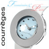 クレージュ/courreges/腕時計（リスト・ウオッチ/リストウオッチ）/クォーツ式腕時計/CG-FADY9999-LIGHTBLUE/ドロップ・オブ・ウォーター/ライト・ブルー×シルバー＋シルバー＋ホワイト